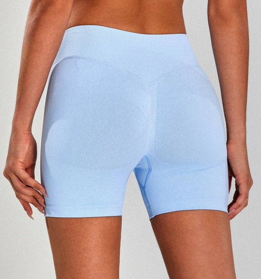 Selora Seamless Shorts - Baby Blue