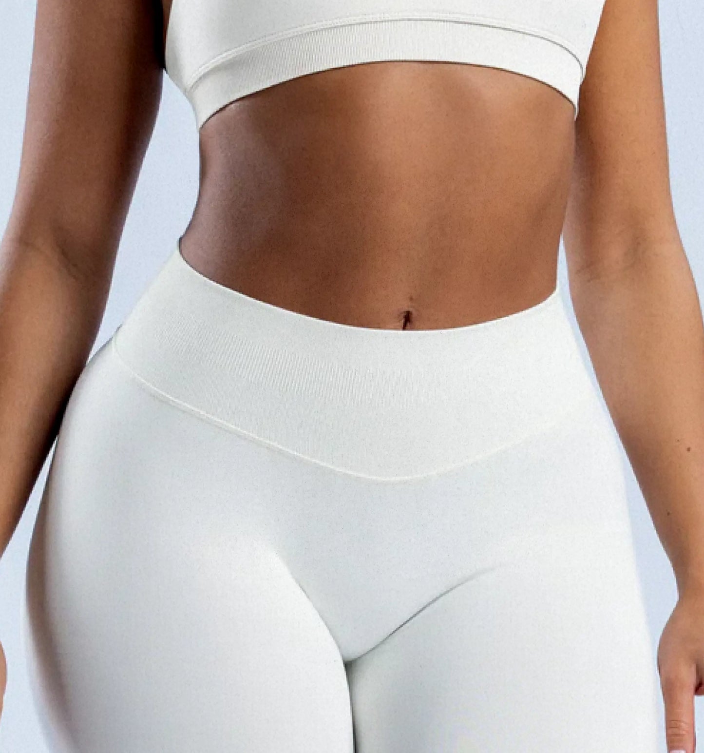 Selora Seamless Shorts - Ice White