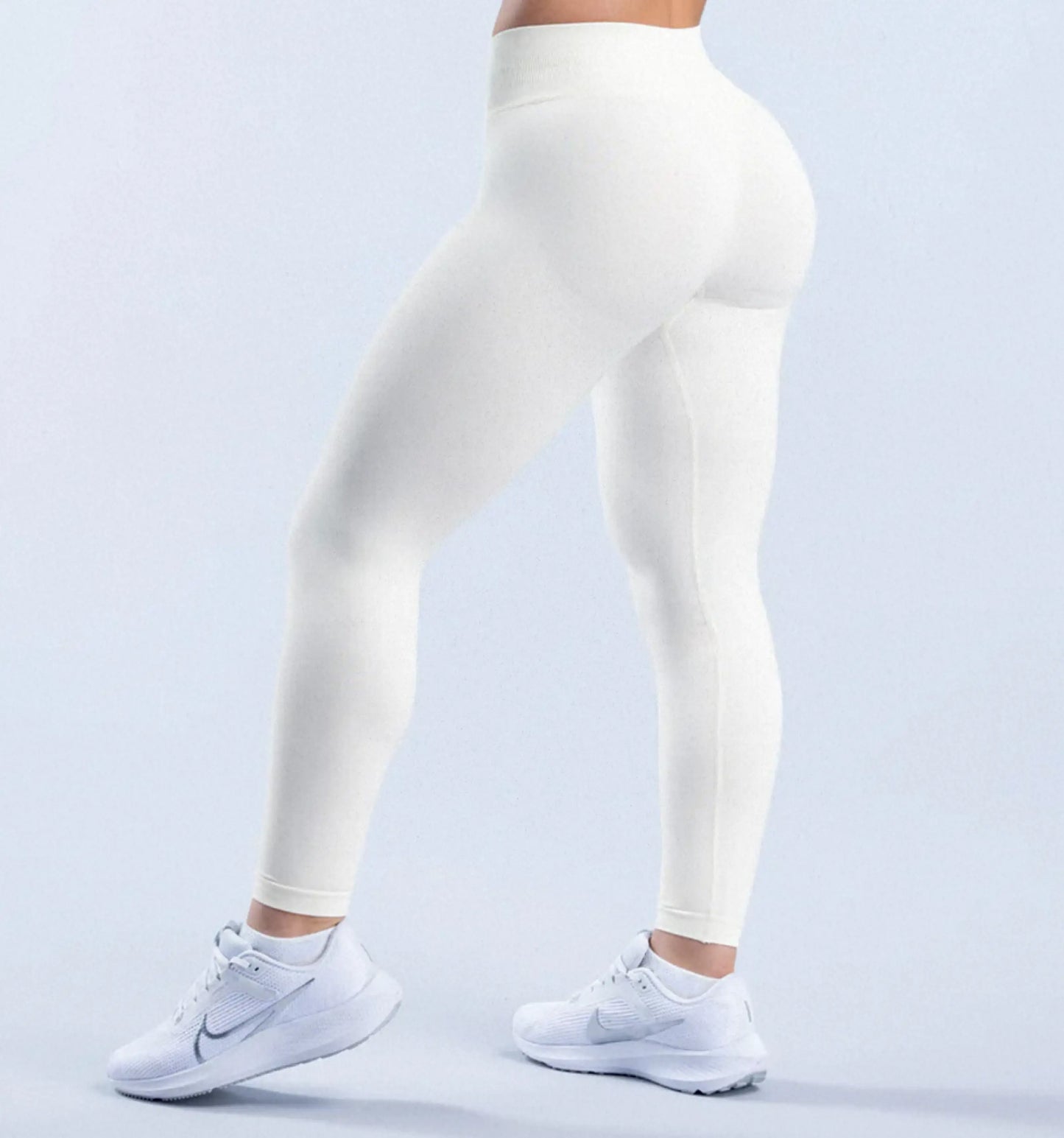 Selora Sculpted Leggings - Ice White